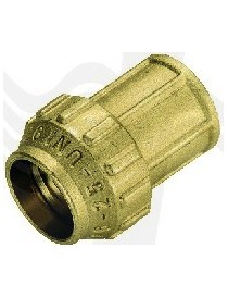 RACCORDO DIRITTO FEMMINA OTTONE TIEMME 2"X63 PER POLIETILENE