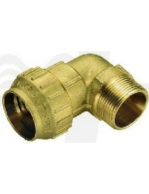 RACCORDO CURVO MASCHIO OTTONE TIEMME 1"1/2X50 PER POLIETILENE