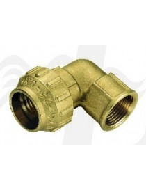 RACCORDO CURVO FEMMINA OTTONE TIEMME 1"1/2X50 PER POLIETILENE