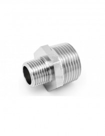 NIPPLES RIDUZIONE OTTONE CROMO MASCHIO MASCHIO 1/4x1/8 IBP CONEX