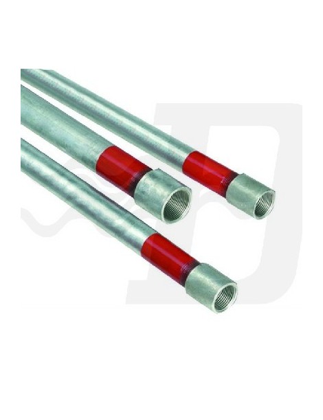 TUBO ZINCATO IN BARRE ML6 1/2 ACQUA-GAS SENZA PIOMBO TUBISPA