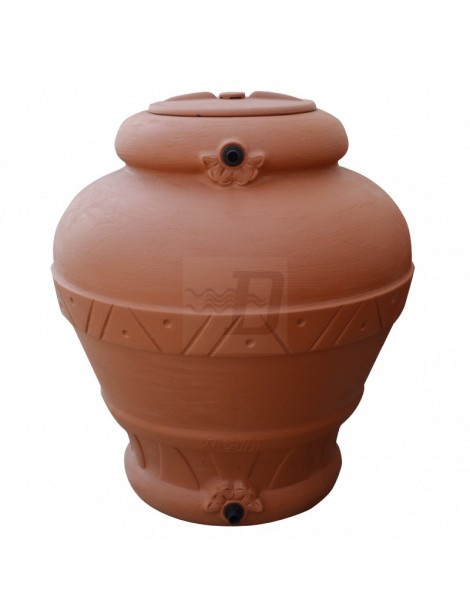 SERBATOI IN POLIETILENE FT 300 LT MOD.TERRA COTTA PER ACQUA ELBI