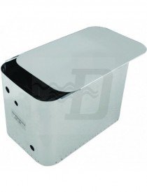 VASO DI ESPANSIONE APERTO INOX 30LT CON COPERCHIO DIANFLEX