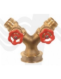 DIVISORE A 2 VIE CON SARACINESCA DN 70x2 DN 45 R.M. MANFREDI