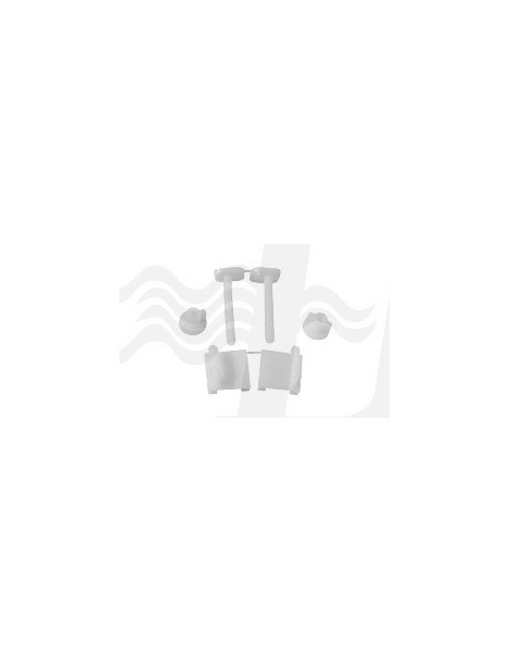 COPPIA SUPPORTO CON VITI PL ASTINA PER SEDILI PVC