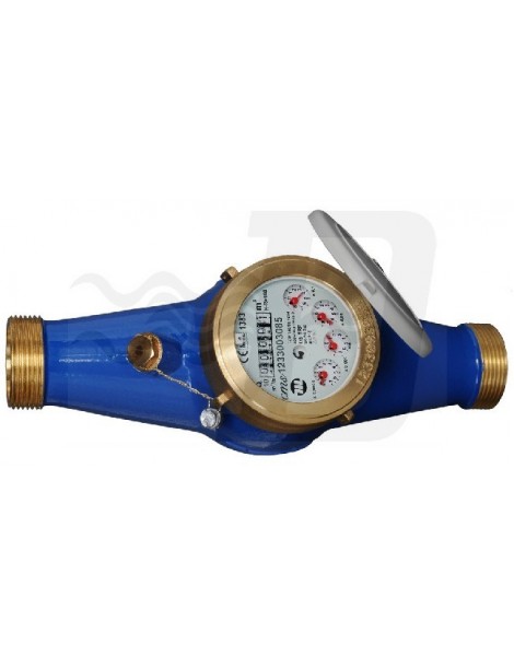 CONTATORE PER ACQUA GETTO MULTISTRATO RULLI PROTETTI 1"14 CMS