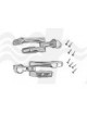 CERNIERE PER SEDILE WC CONCA CROMATE