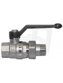 VALVOLA SFERA PER COLLETTORE MASCHIO FEMMINA CON GIRELLO -LEVA ALLUMINIO 2" BUGATTI