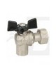 VALVOLA SFERA ANGOLO PT FEMMINA FEMMINA DADO MOBILE 3/4x1"