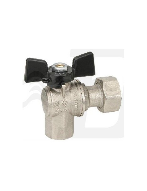 VALVOLA SFERA ANGOLO PT FEMMINA FEMMINA DADO MOBILE 3/4x1"