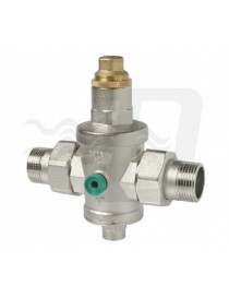 RIDUTTORE DI PRESSIONE CON SEDE INOX E BOCCHETTONI MASCHIO M 3/4