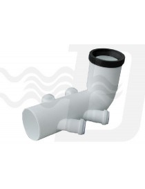 CURVA WC 4 ATTACCHI DOPPIO 110/40