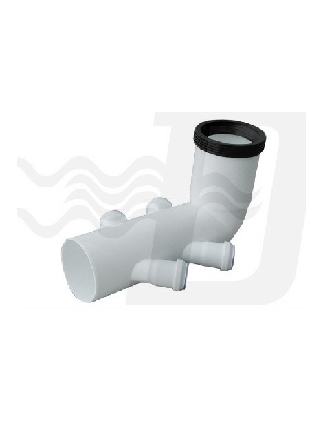 CURVA WC 4 ATTACCHI DOPPIO 110/40